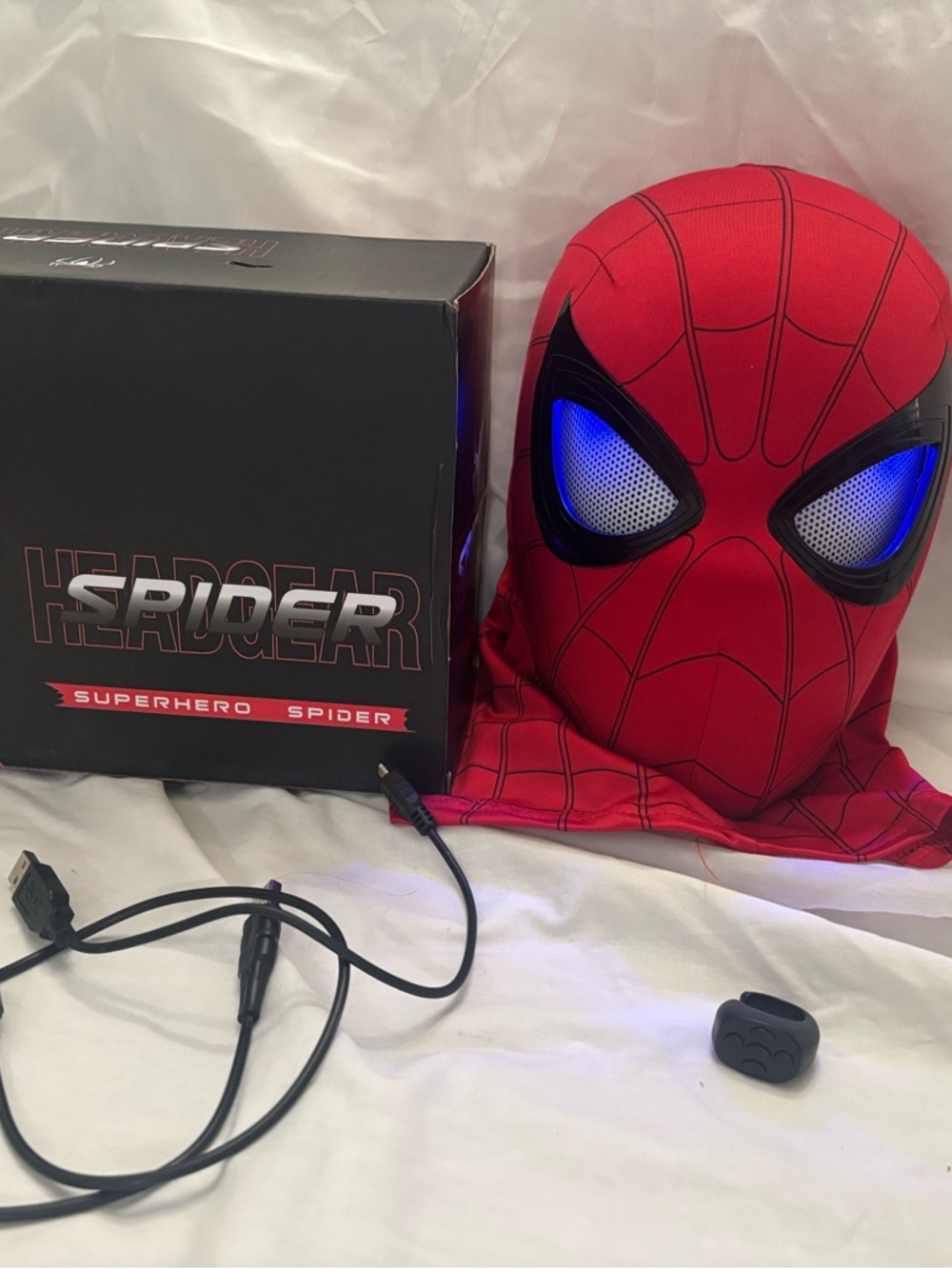 Spider-Man Electronic "Moving Eyes" Mask High-End Replica w/ Face Shell (FIRM $)